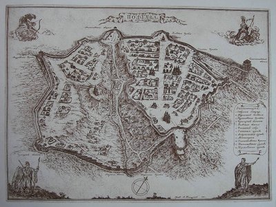 Map of Poltava in the Early 18th Century by Unbekannt