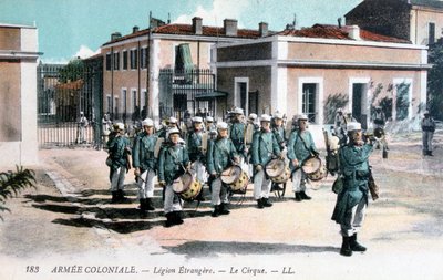 Marching band, French Foreign Legion, c1910 by Unbekannt