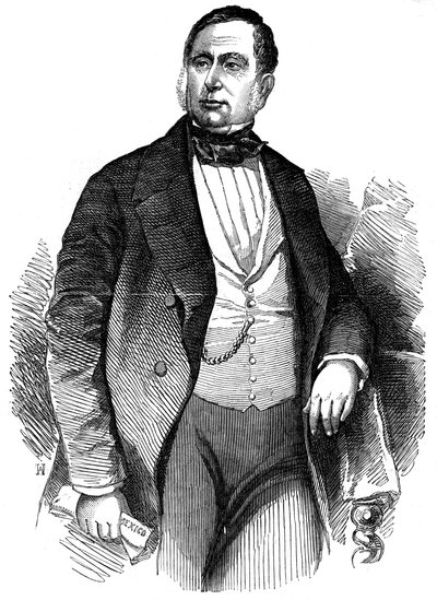 Mariano Arista, Mexican general and politician, 1853 by Unbekannt