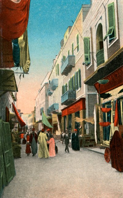 Market Street, Suez, Egypt, 20th century by Unbekannt