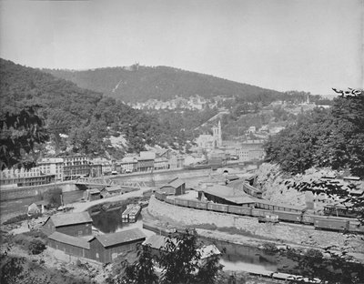Mauch Chunk, Pennsylvania, Showing Mount Pisgah, c1897 by Unbekannt
