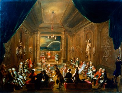 Meeting of the Masonic Lodge, Vienna by Unbekannt