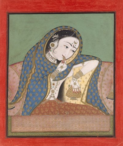 Melancholy Courtesan by Unbekannt