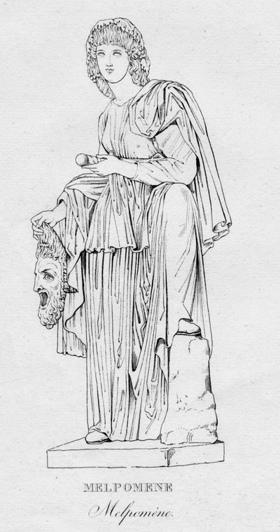 Melpomene, c1850 by Unbekannt