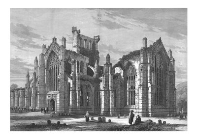 Melrose Abbey by Unbekannt