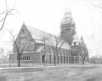Memorial Hall, Cambridge, Massachusetts, USA, 1900 by Unbekannt