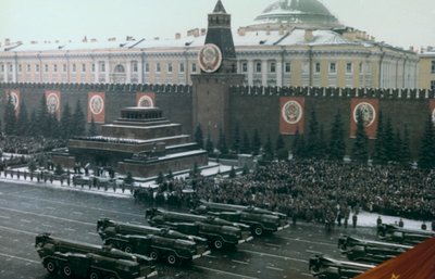 Military Review, Red Square, Moscow by Unbekannt