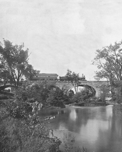 Mill Creek Bridge, Pennsylvania Railroad, USA by Unbekannt