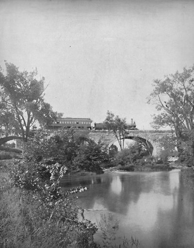 Mill Creek Bridge, Pennsylvania Railroad, c1897 by Unbekannt