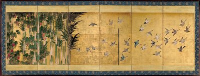 Millet and Birds by Unbekannt