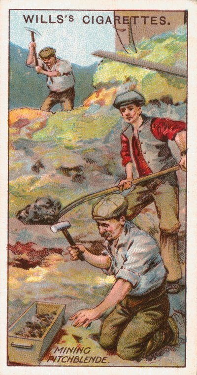 Mining Pitchblende, Cornwall, England, c1916 by Unbekannt