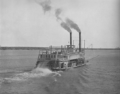 Mississippi River Steamer, c1897 by Unbekannt