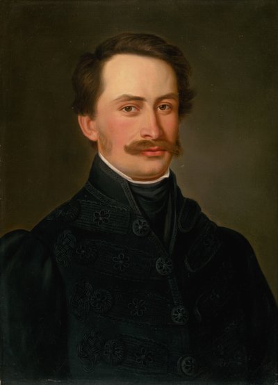 Young Levočan with Mustache by Unbekannt
