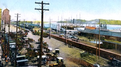 Montreal Harbour, Montreal, Canada by Unbekannt