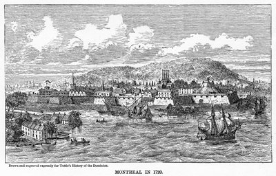 Montreal in 1729 by Unbekannt