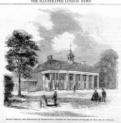 Mount Vernon, the Residence of Washington by Unbekannt
