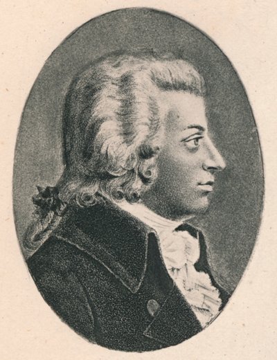 Mozart, 1895 by Unbekannt
