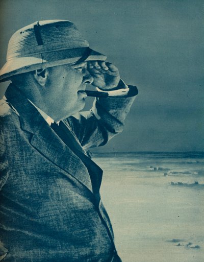 Mr. Churchill Spies the Enemy by Unbekannt