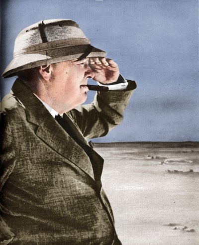 Mr. Churchill Spies the Enemy by Unbekannt