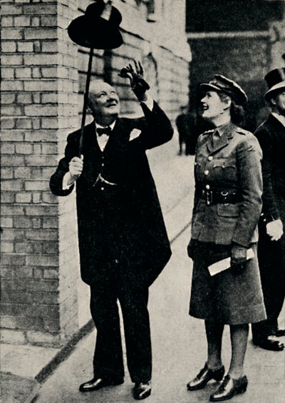 Mr. Churchill in a Cheerful Mood by Unbekannt