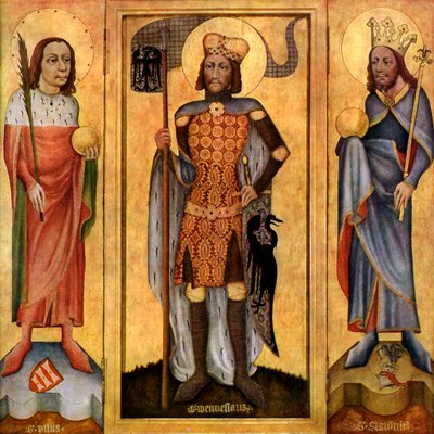 Mulhouse Altarpiece, Open, c1385 by Unbekannt