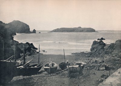 Mullion Cove - Showing Mullion Island, 1895 by Unbekannt