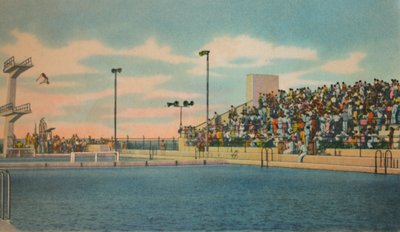 Municipal Swimming Pool, Barranquilla, c. 1940s by Unbekannt