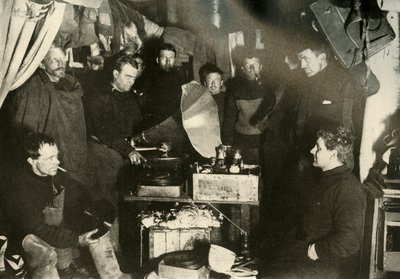 Music in the Hut, c1908, 1909 by Unbekannt