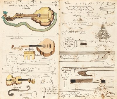 Music Manuscript from Miners Music, ca 1760 by Unbekannt