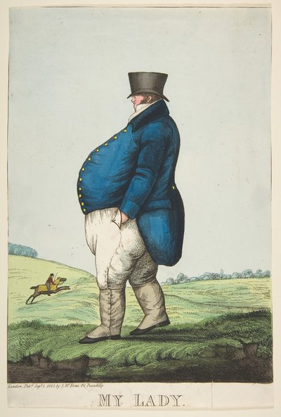My Lady, September 1, 1821 by Unbekannt
