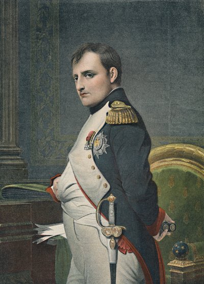 Napoleon in His Study by Unbekannt