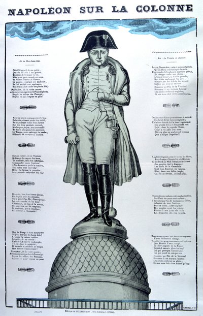 Napoleon on the Column, 19th Century by Unbekannt