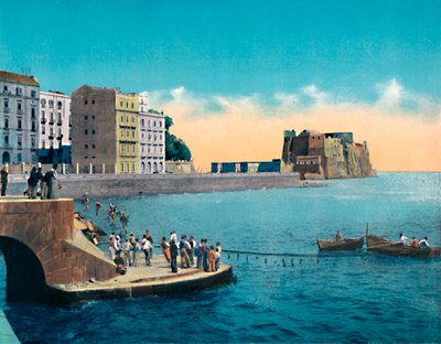 Napoli - Via Partenope and Castello Dell