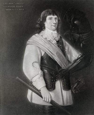 Nathaniel Fiennes, English politician by Unbekannt