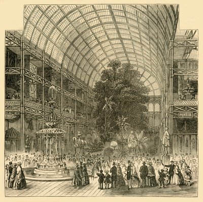 Nave of the Great Exhibition of 1851 by Unbekannt