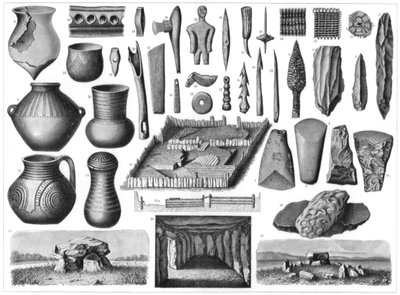Neolithic Antiquities, 1901 by Unbekannt