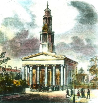 New St. Pancras Church, 19th century by Unbekannt