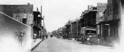 New Street, Baghdad, Mesopotamia, WWI by Unbekannt