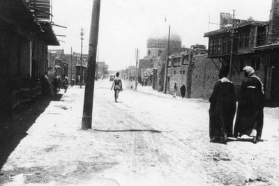 New Street, Baghdad, Mesopotamia, WWI, 1918 by Unbekannt