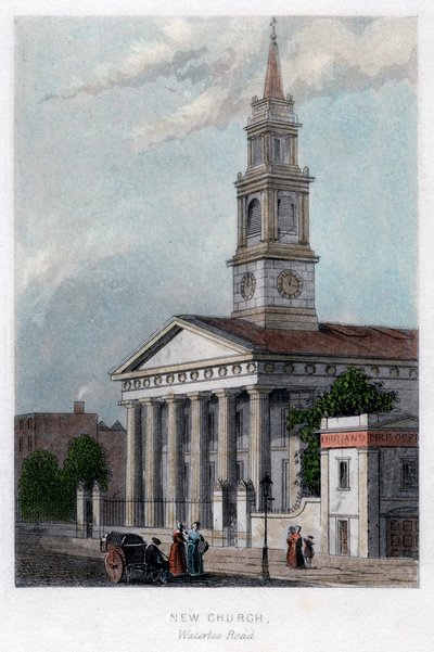 New Church, Waterloo Road, London by Unbekannt