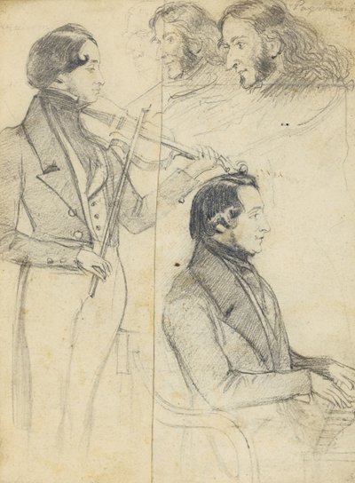 Niccolò Paganini by Unbekannt