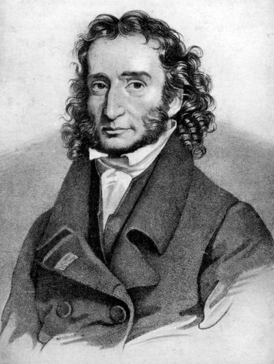 Niccolò Paganini, Italian Violinist by Unbekannt