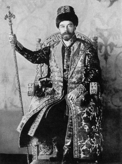 Nicholas II of Russia by Unbekannt