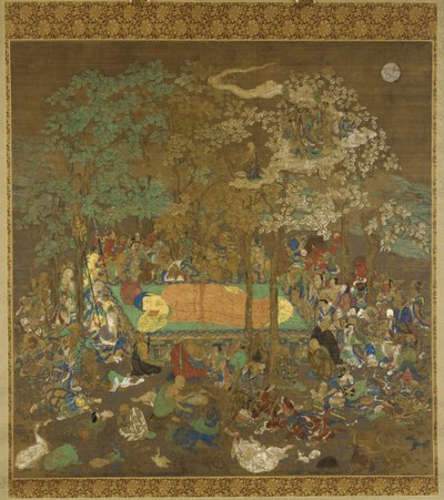 Nirvana of the Buddha, Early 14th Century by Unbekannt