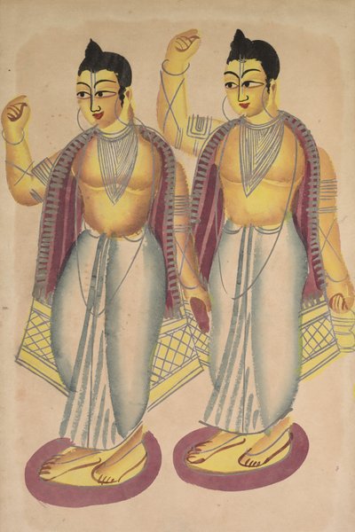 Nitai and Gaur by Unbekannt