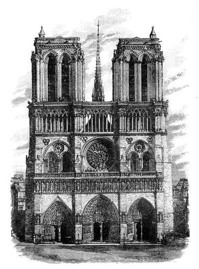 Notre Dame, Paris, c1888 by Unbekannt