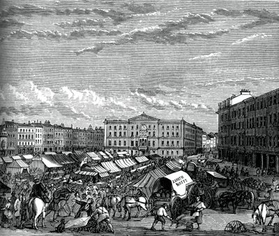 Nottingham Market Place by Unbekannt
