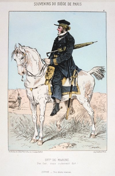 Officier de Marine, Siege of Paris, 1870-1871 by Unbekannt