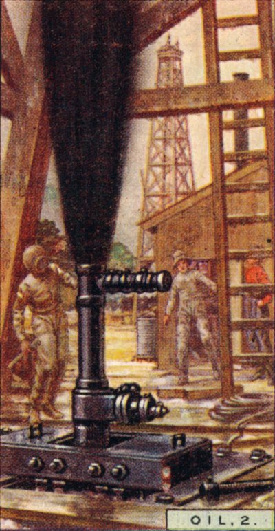 Controlling a Gusher, USA, 1928 by Unbekannt