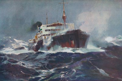 Oil on Troubled Waters, 1936 by Unbekannt